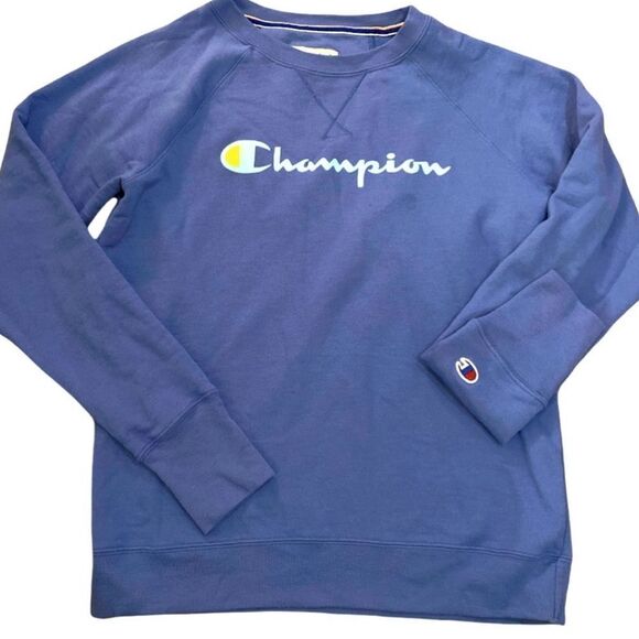 Champion Sweatshirt Women's Size Small
Blue Crew Neck - Picture 1 of 6
